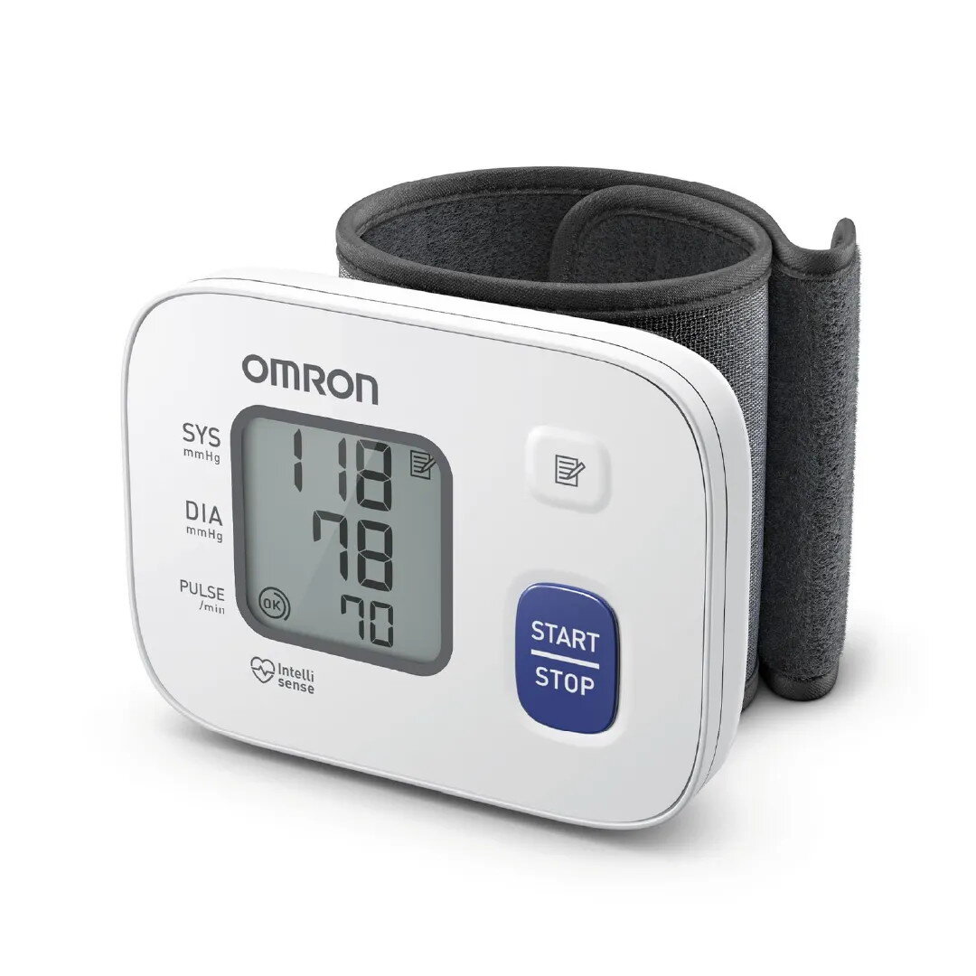 Автоматический тонометр на запястье Omron RS2 HEM-6161-E