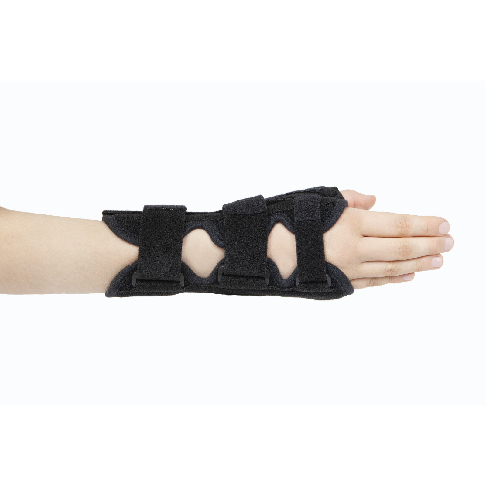 Детский длинный жесткий ортез на запястье с фиксатором большого пальца Qmed Kid Manu Universal Long — изображение 4