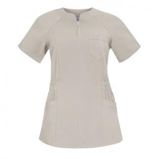 Женская туника для медработников Pastraja из эластичного материала, бежевый