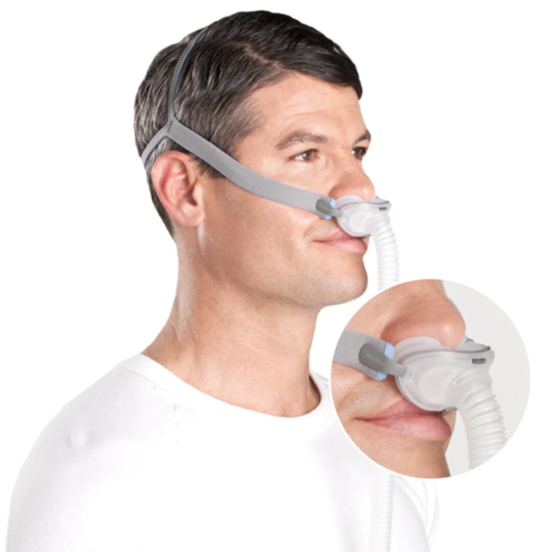 Носовая маска для CPAP-терапии с подушечками для ноздрей Resmed AirFit P10