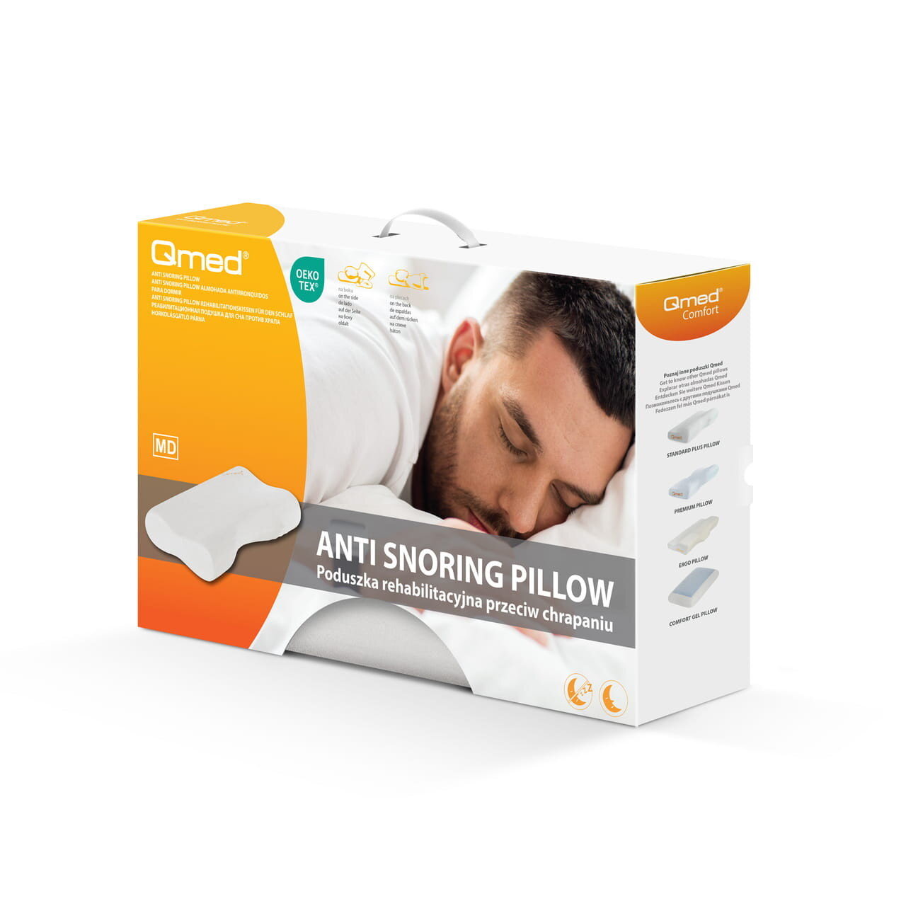 Ортопедическая подушка против храпа Qmed Anti-Snoring — изображение 3